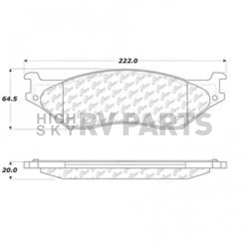 Stop Tech/ Power Slot Brake Pad - 106.10660