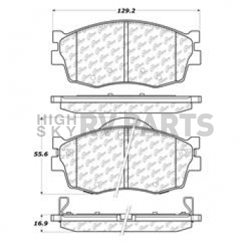 Stop Tech/ Power Slot Brake Pad - 105.11560