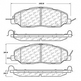 Stop Tech/ Power Slot Brake Pad - 106.14630