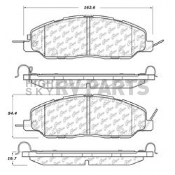Stop Tech/ Power Slot Brake Pad - 106.14630