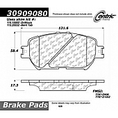 Stop Tech/ Power Slot Brake Pad - 309.09080