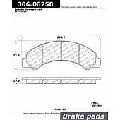 Stop Tech/ Power Slot Brake Pad - 306.08250