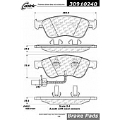 Stop Tech/ Power Slot Brake Pad - 309.10240