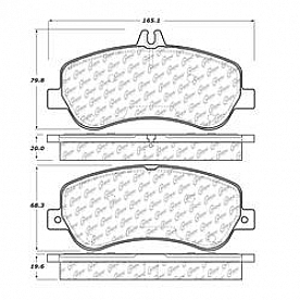 Stop Tech/ Power Slot Brake Pad - 105.14060