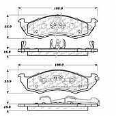 Stop Tech/ Power Slot Brake Pad - 300.05760