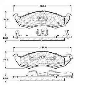 Stop Tech/ Power Slot Brake Pad - 300.05760