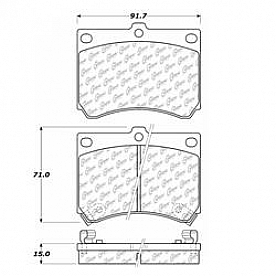 Stop Tech/ Power Slot Brake Pad - 105.04730