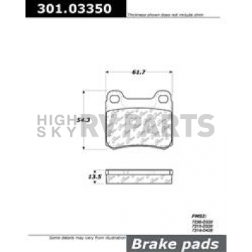 Stop Tech/ Power Slot Brake Pad - 301.03350
