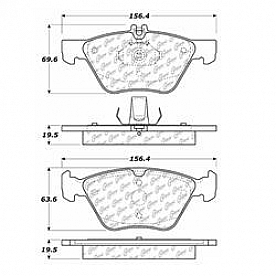 Stop Tech/ Power Slot Brake Pad - 105.07400