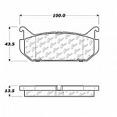 Stop Tech/ Power Slot Brake Pad - 300.05840