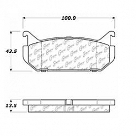 Stop Tech/ Power Slot Brake Pad - 300.05840