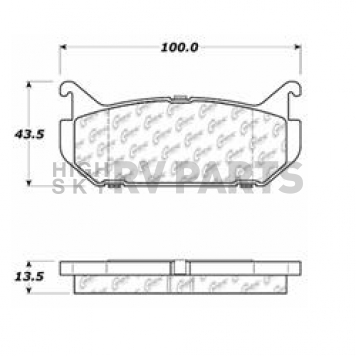 Stop Tech/ Power Slot Brake Pad - 300.05840