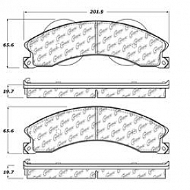 Stop Tech/ Power Slot Brake Pad - 105.14110