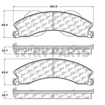 Stop Tech/ Power Slot Brake Pad - 105.14110