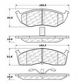 Stop Tech/ Power Slot Brake Pad - 300.05910