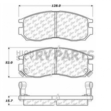 Stop Tech/ Power Slot Brake Pad - 105.04840