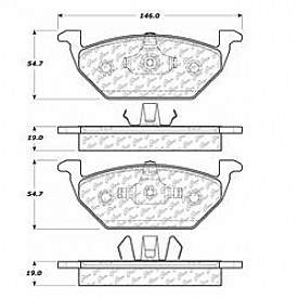 Stop Tech/ Power Slot Brake Pad - 105.07680