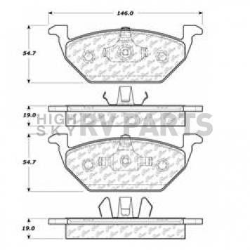 Stop Tech/ Power Slot Brake Pad - 105.07680