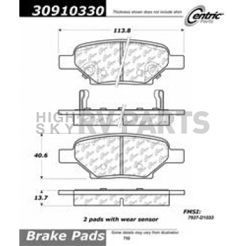 Stop Tech/ Power Slot Brake Pad - 309.10330