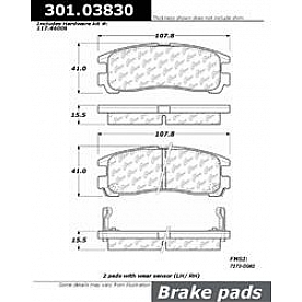 Stop Tech/ Power Slot Brake Pad - 301.03830