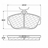 Stop Tech/ Power Slot Brake Pad - 300.06010