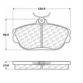Stop Tech/ Power Slot Brake Pad - 300.06010