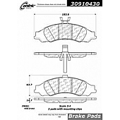 Stop Tech/ Power Slot Brake Pad - 309.10430