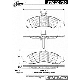 Stop Tech/ Power Slot Brake Pad - 309.10430