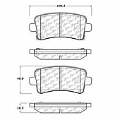 Stop Tech/ Power Slot Brake Pad - 105.14300