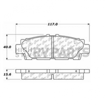 Stop Tech/ Power Slot Brake Pad - 105.04880