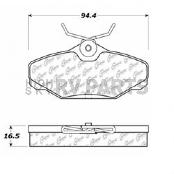 Stop Tech/ Power Slot Brake Pad - 300.06100