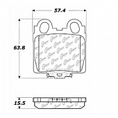 Stop Tech/ Power Slot Brake Pad - 105.07710