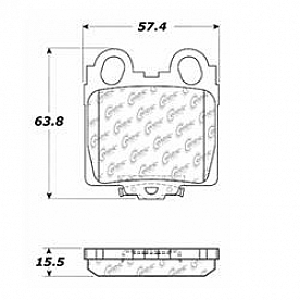 Stop Tech/ Power Slot Brake Pad - 105.07710