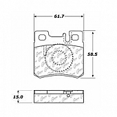 Stop Tech/ Power Slot Brake Pad - 105.04950