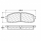 Stop Tech/ Power Slot Brake Pad - 300.06220