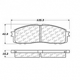 Stop Tech/ Power Slot Brake Pad - 300.06220