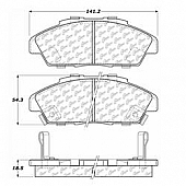 Stop Tech/ Power Slot Brake Pad - 105.04960