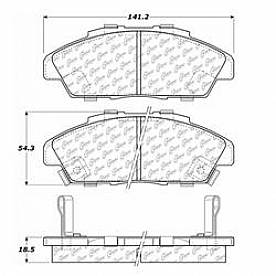 Stop Tech/ Power Slot Brake Pad - 105.04960