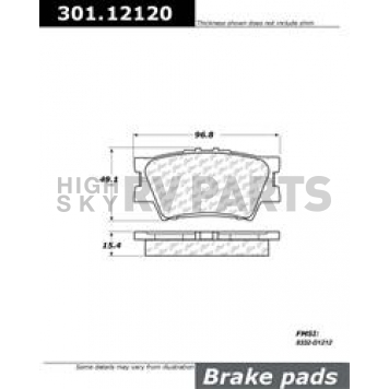 Stop Tech/ Power Slot Brake Pad - 301.12120