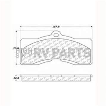 Stop Tech/ Power Slot Brake Pad - 300.00080