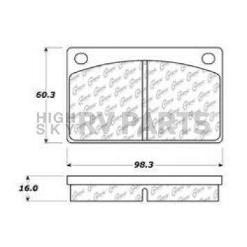Stop Tech/ Power Slot Brake Pad - 300.00430