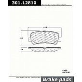 Stop Tech/ Power Slot Brake Pad - 301.12810