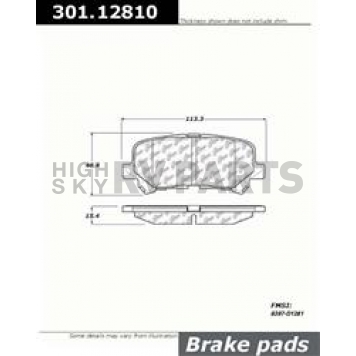 Stop Tech/ Power Slot Brake Pad - 301.12810