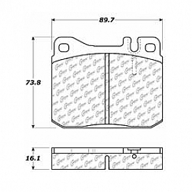 Stop Tech/ Power Slot Brake Pad - 300.01451