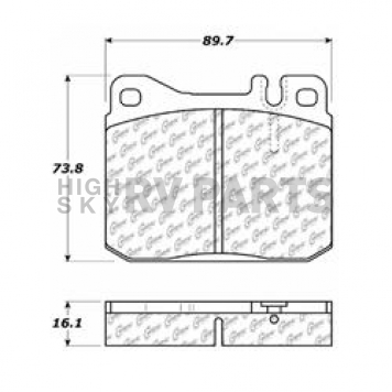 Stop Tech/ Power Slot Brake Pad - 300.01451