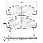 Stop Tech/ Power Slot Brake Pad - 105.05030