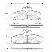 Stop Tech/ Power Slot Brake Pad - 100.02900