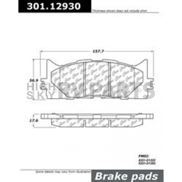 Stop Tech/ Power Slot Brake Pad - 301.12930