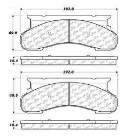 Stop Tech/ Power Slot Brake Pad - 100.04240