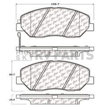 Stop Tech/ Power Slot Brake Pad - 105.13840